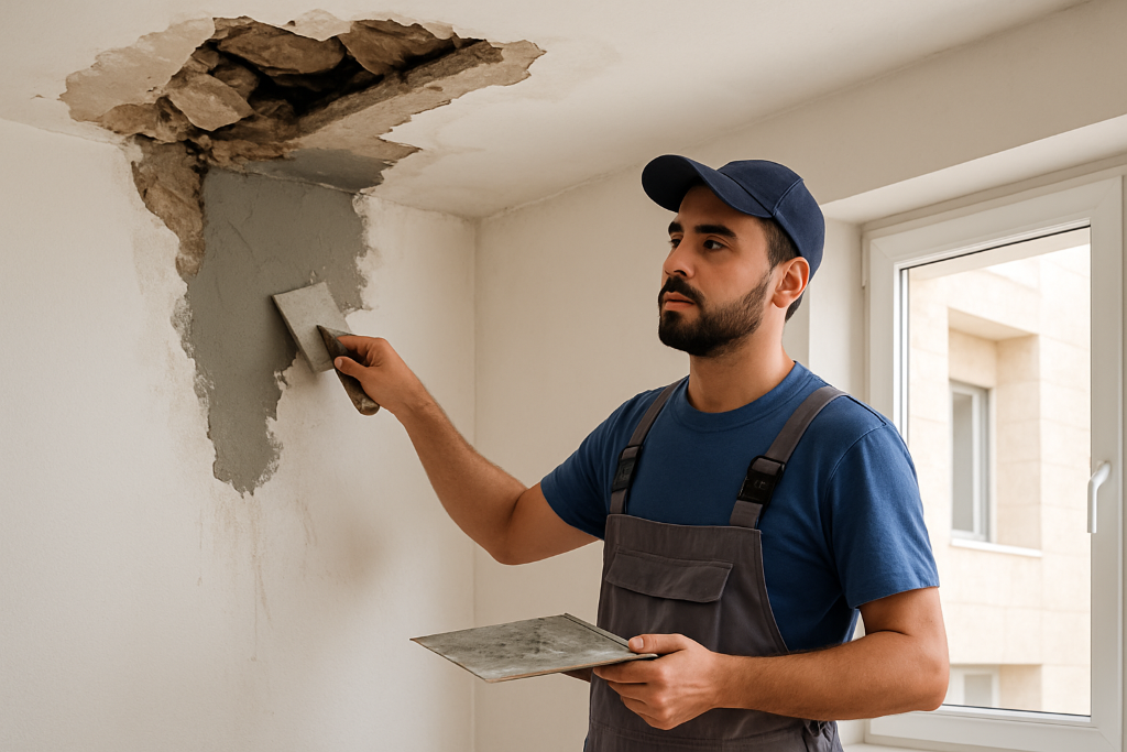 Ceiling or Wall Collapse Repair